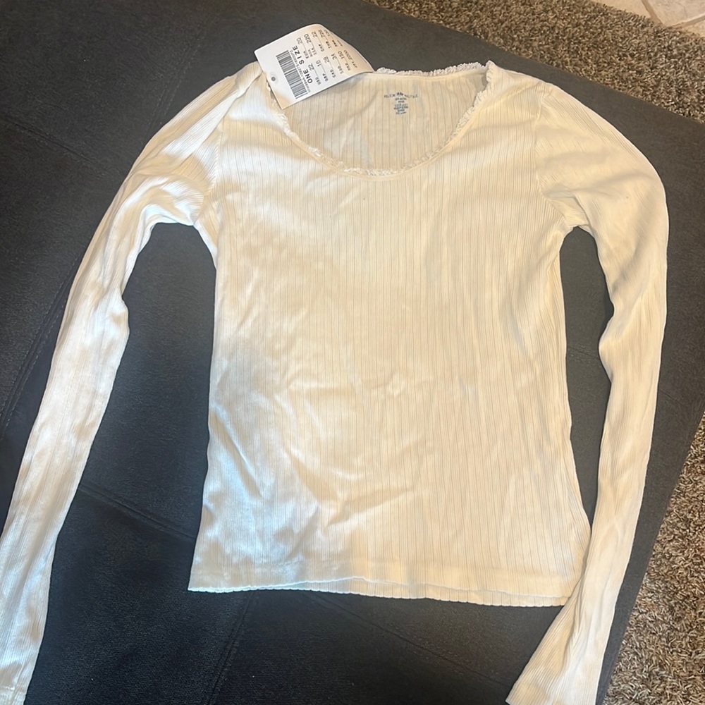 Brandy Melville cream long sleeve